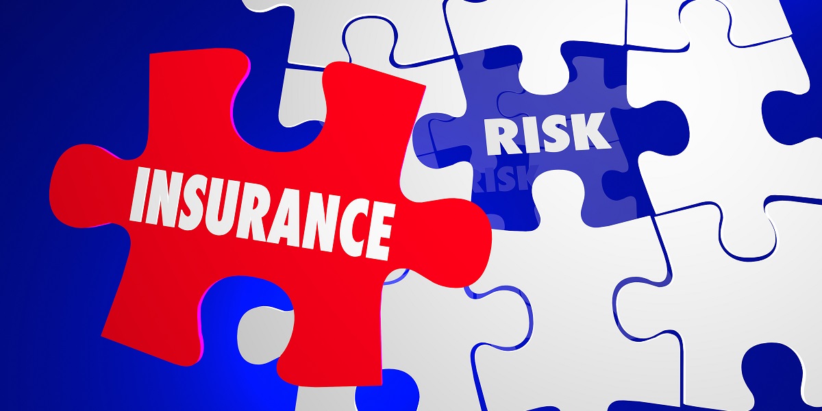 Insurance Vs Risk Security Safety Peace Mind Puzzle 3d Illustrat